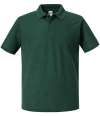 570M Russell Athletic Authentic Eco Piqué Polo Shirt Bottle Green colour image